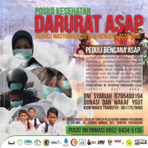 Khoiru Ummah Berbagi : Darurat Asap Riau