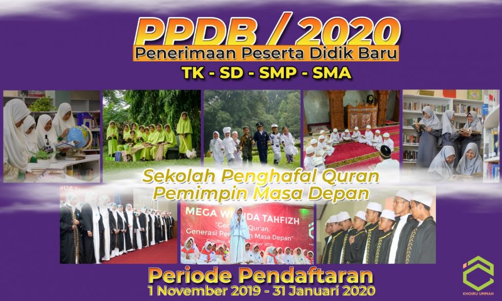 INFO PPDB 2020 – Sekolah Tahfizh Plus Khoiru Ummah