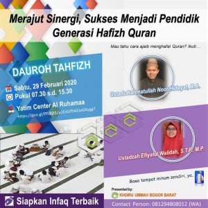 Daurah Tahfizh STP SD Khoiru Ummah Bogor Barat