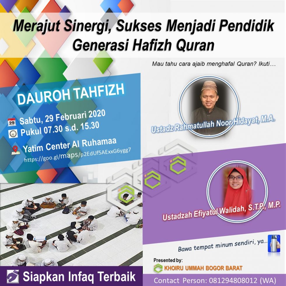 Daurah Tahfizh STP SD Khoiru Ummah Bogor Barat